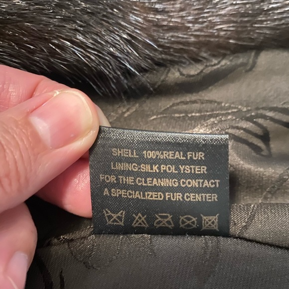 Luxury Mink Long Fur Coat. 100%Real Fur. Made in Turkey. - Picture 7 of 8